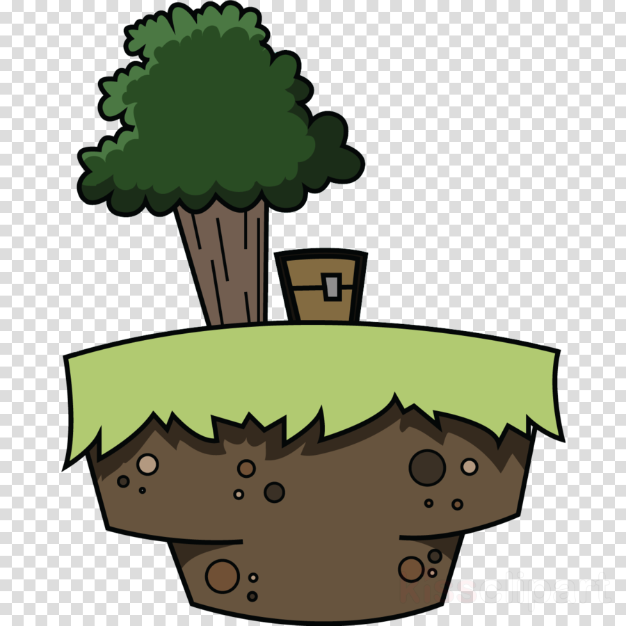 Skyblock Island Png Clipart Minecraft Clip Art - Skyblock Island Png Clipart Minecraft Clip Art (900x900)