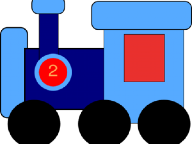 Locomotive Clipart Blue - Locomotive Clipart Blue (640x480)
