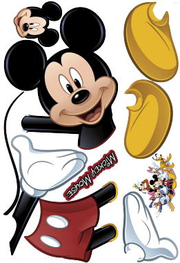 Roommates Mouse Peel And Stick Giant Wall Decal - Roommates Mouse Peel And Stick Giant Wall Decal (380x380)