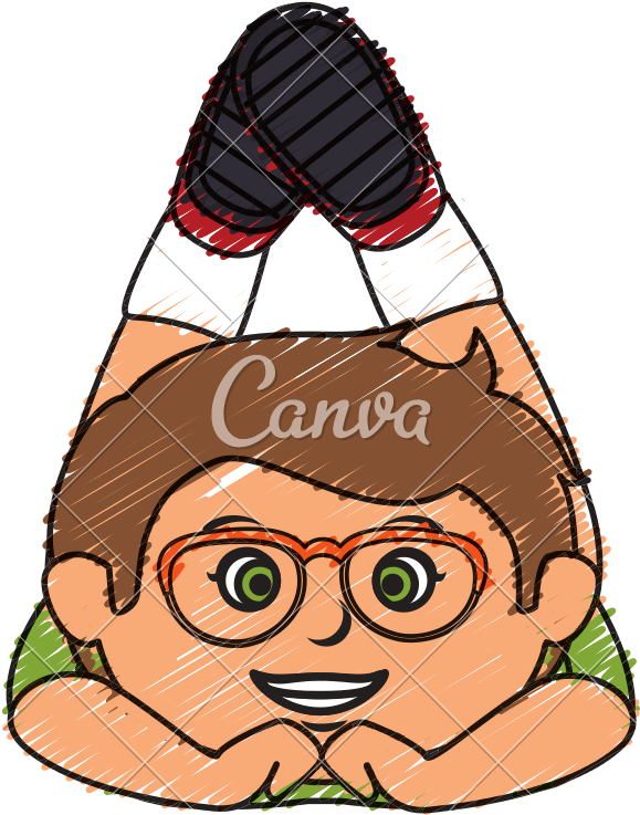 Cute Little Boy With Glasses Character - Cute Little Boy With Glasses Character (800x800)