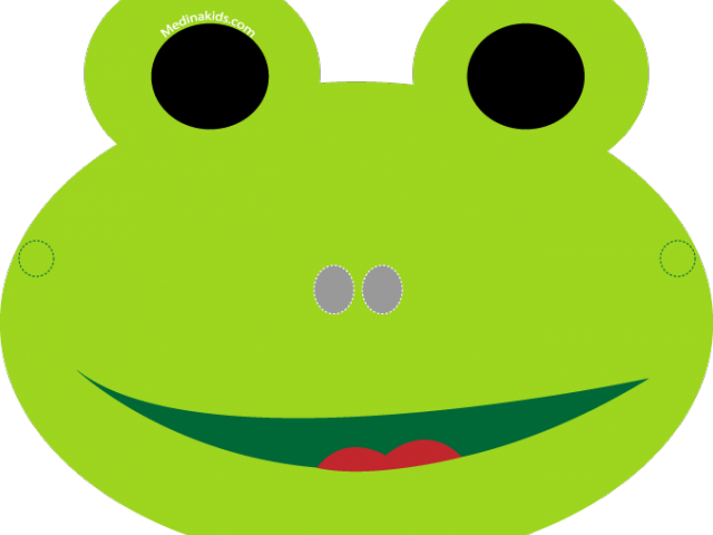 Green Frog Clipart Face - Green Frog Clipart Face (640x480)