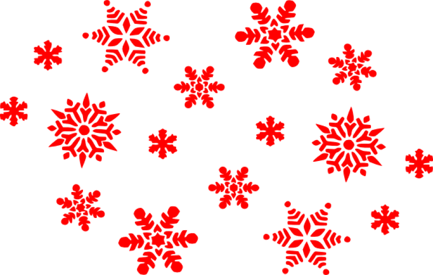 Free Png Download Red Snowflakes Png Images Background - Free Png Download Red Snowflakes Png Images Background (850x540)