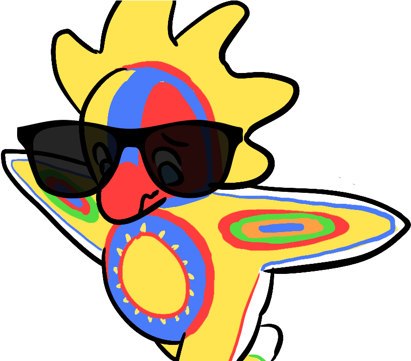 Sun God With Glasses - Sun God With Glasses (1100x928)