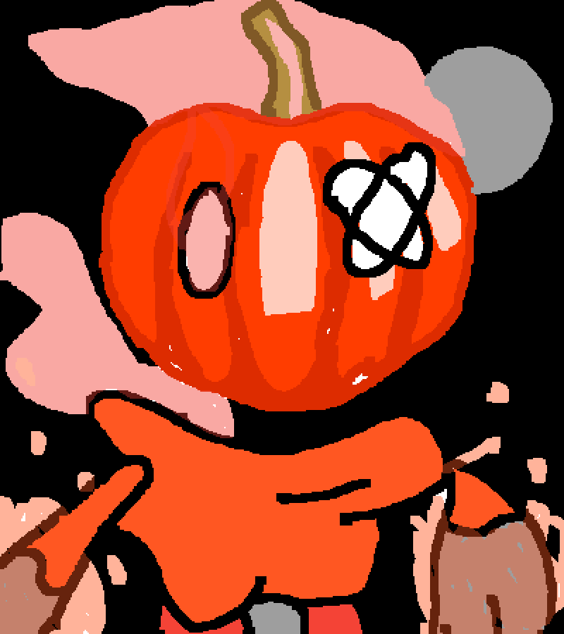 Bloxy In His Halloween Costume - Bloxy In His Halloween Costume (800x900)