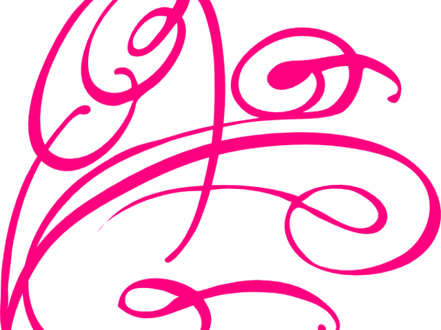 Decoration Clipart Pink Swirl - Decoration Clipart Pink Swirl (640x480)