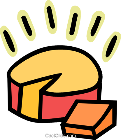 Brick Of Cheese With Slice Royalty Free Vector Clip - Brick Of Cheese With Slice Royalty Free Vector Clip (415x480)