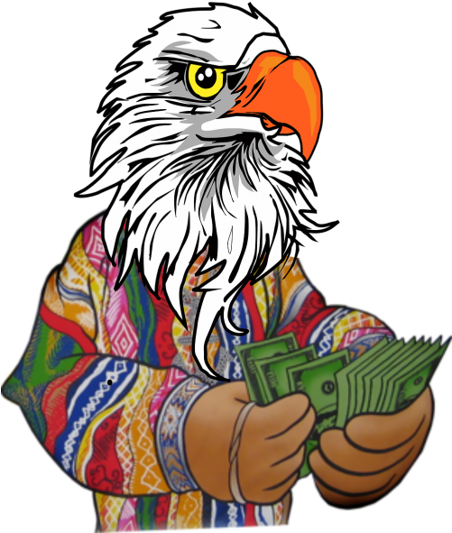 Eagle,money,cartoon - Eagle,money,cartoon (500x638)