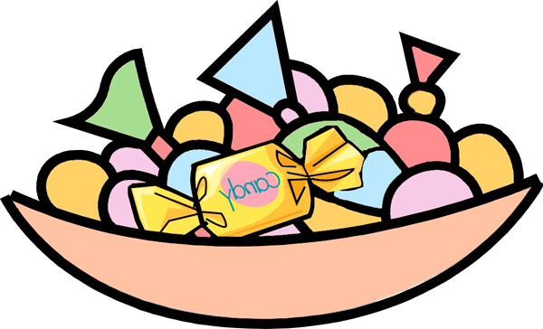 Halloween Candy Border Clip Art - Halloween Candy Border Clip Art (600x364)