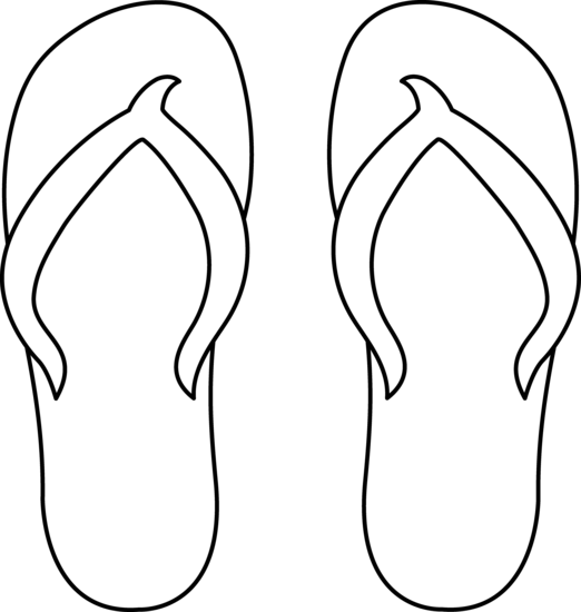 Sandals Cliparts - Sandals Cliparts (522x550)