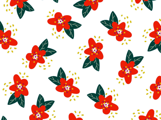 Poinsettia Clipart Design - Poinsettia Clipart Design (640x480)