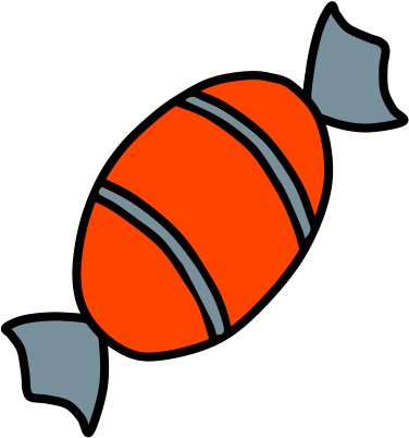 Hard Candy, Striped Wrapper, Orange, Silver, - Hard Candy, Striped Wrapper, Orange, Silver, (816x1056)