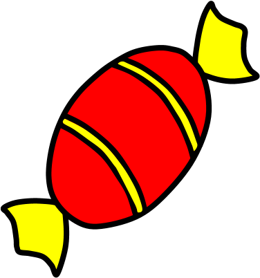 Hard Candy, Striped Wrapper, Red, Yellow - Hard Candy, Striped Wrapper, Red, Yellow (816x1056)