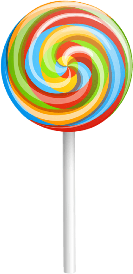Free Png Download Rainbow Swirl Lollipop Clipart Png - Free Png Download Rainbow Swirl Lollipop Clipart Png (480x980)