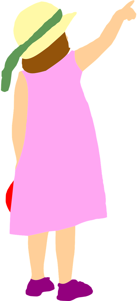 Little Girl Dress Clip Art (640x1280)