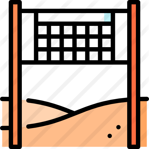 Beach Volleyball Free Icon - Beach Volleyball Free Icon (512x512)