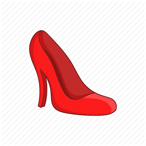 Cartoon Fashion Shoes Sign - Cartoon Fashion Shoes Sign (512x512)