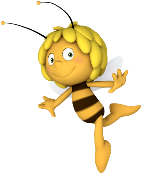 Free Png Download Maya The Bee Transparent Cartoon - Free Png Download Maya The Bee Transparent Cartoon (480x589)