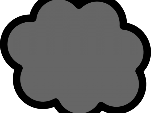 Dark Clipart Thunder Cloud - Dark Clipart Thunder Cloud (640x480)