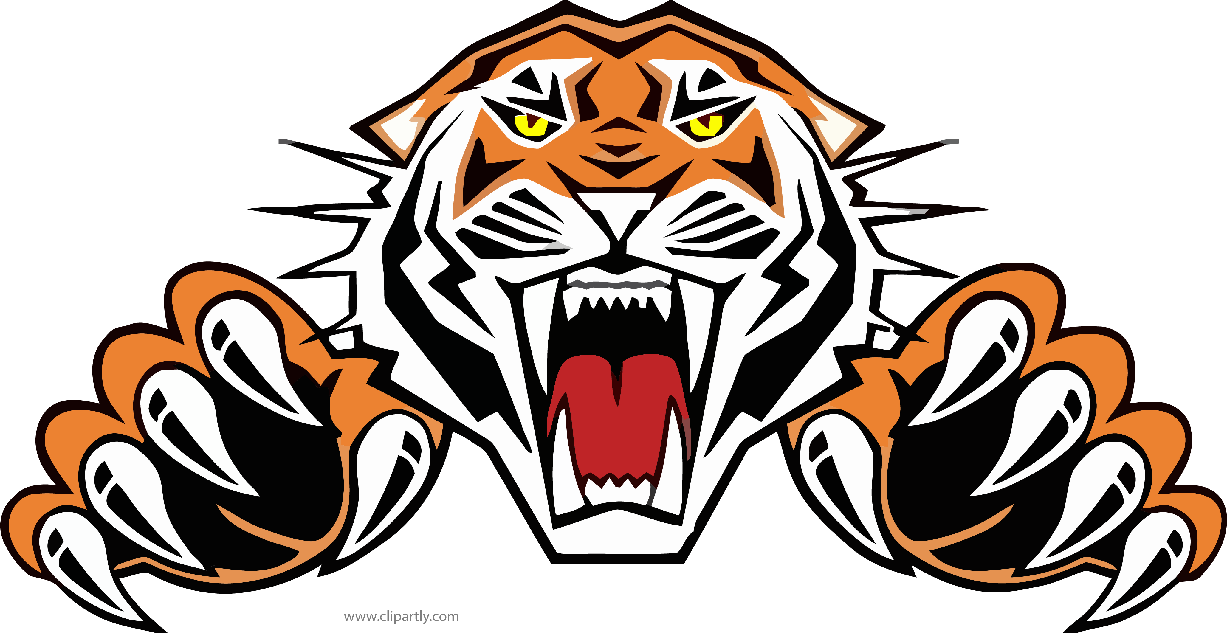 Roar Tigger Cartoon Clipart Png Image Download - Roar Tigger Cartoon Clipart Png Image Download (4116x2124)