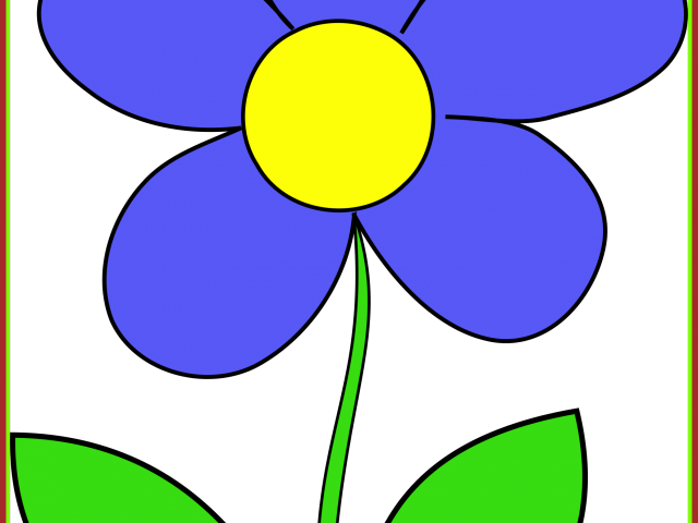 Five Clipart Petal - Five Clipart Petal (640x480)