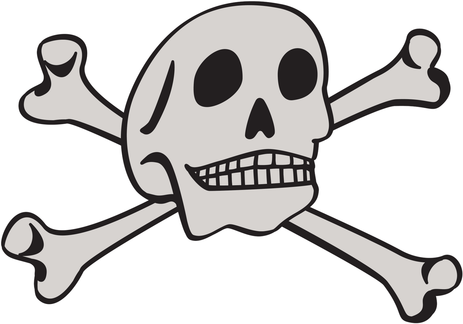 Symbol Skull And Crossbones Danger Royalty Free Clip - Symbol Skull And Crossbones Danger Royalty Free Clip (1600x1154)