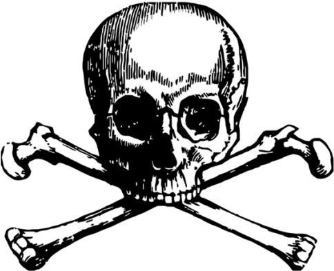 Skull And Crossbones Tattoos - Skull And Crossbones Tattoos (512x512)
