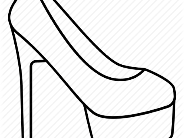 Heels Clipart Outline - Heels Clipart Outline (640x480)