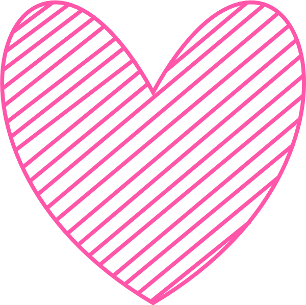 This Free Clip Arts Design Of Heart Outline- Pink - This Free Clip Arts Design Of Heart Outline- Pink (600x598)