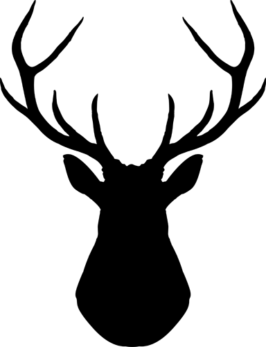 Deer Silhouette Png - Deer Silhouette Png (384x500)