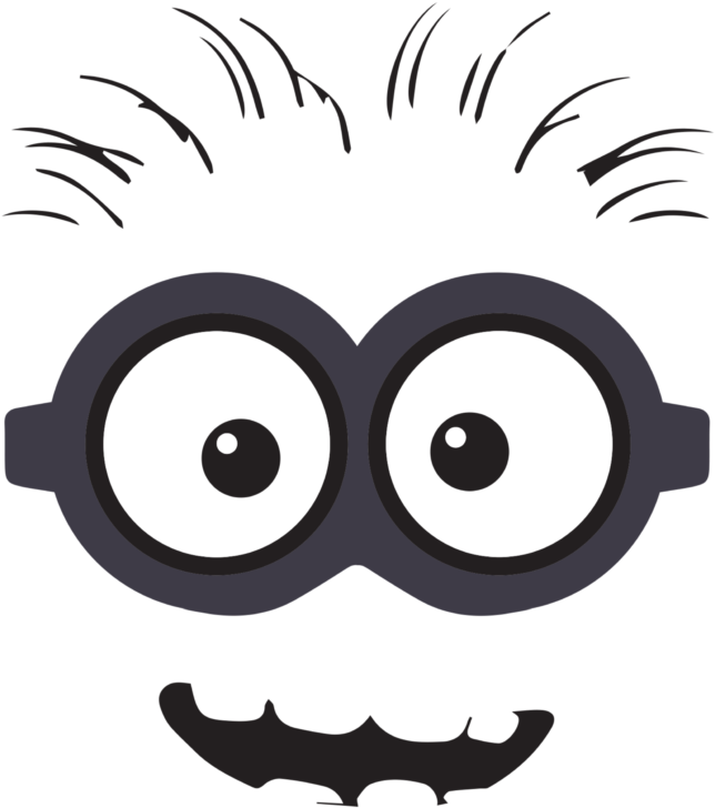 Eyes Black And White Minion Eye Clipart Black And White - Eyes Black And White Minion Eye Clipart Black And White (768x738)