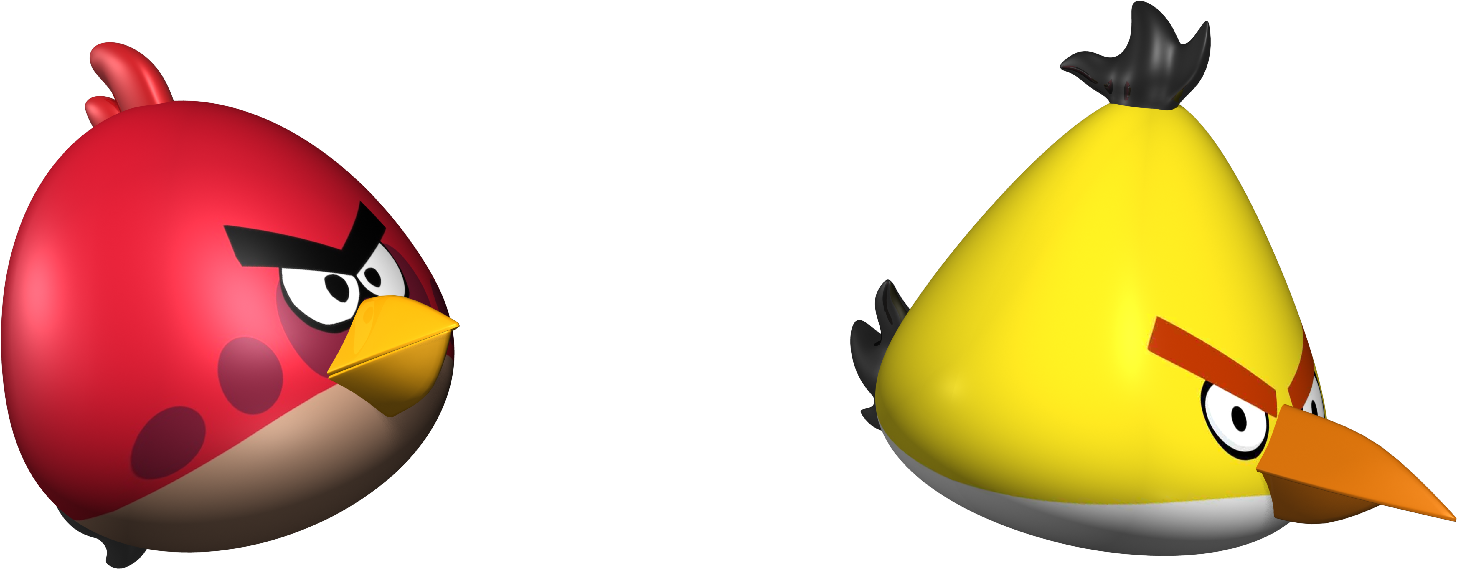 Angry Birds 3d Model 3d Model Obj Mtl Ma Mb 1 - Angry Birds 3d Model 3d Model Obj Mtl Ma Mb 1 (5118x2289)