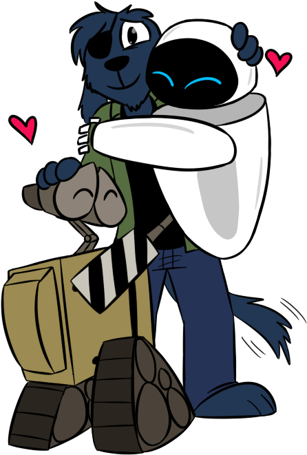 Robot Hugs By Seadognick - Robot Hugs By Seadognick (480x672)