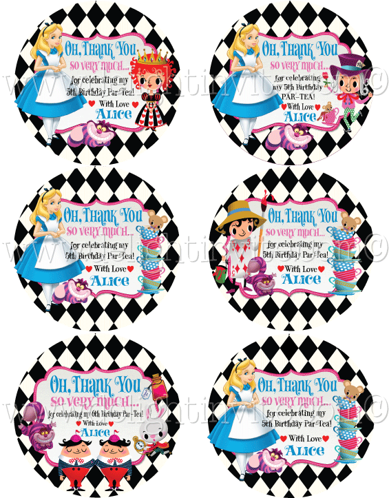Alice In Wonderland Tea Party - Alice In Wonderland Tea Party (614x794)