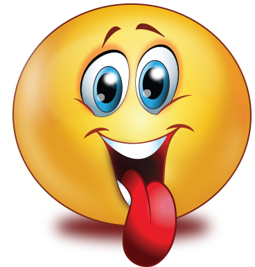 Delicious Big Tongue Smiley Emoji Sticker - Delicious Big Tongue Smiley Emoji Sticker (512x512)