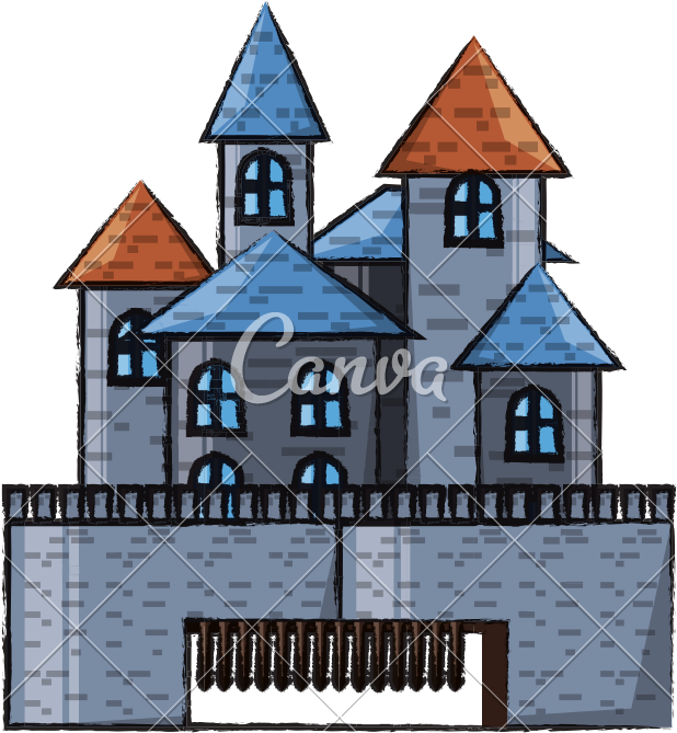 Medieval Castle Icon - Medieval Castle Icon (800x800)