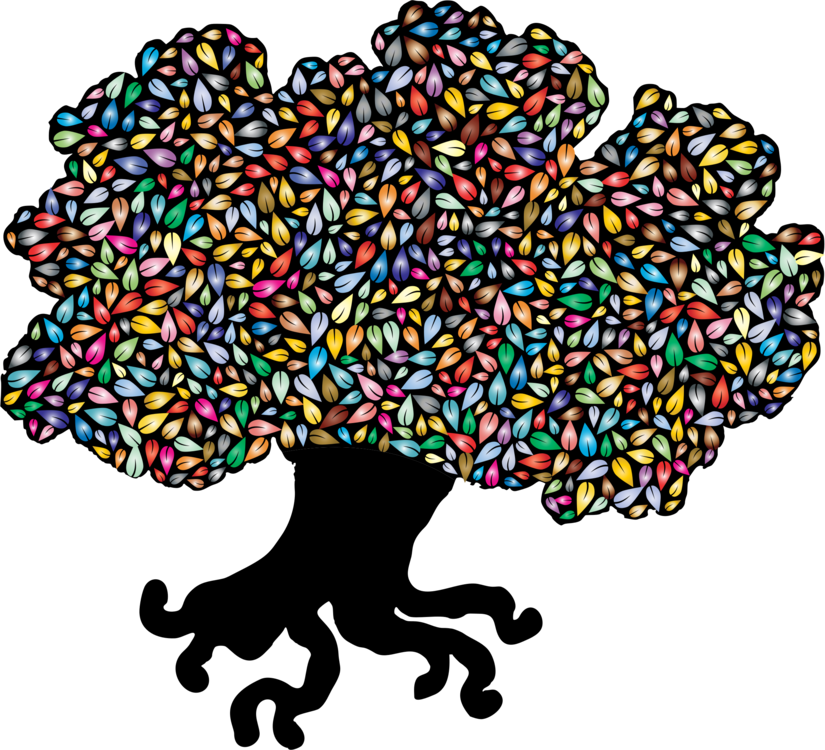 Leaf Tree Food Art Silhouette - Leaf Tree Food Art Silhouette (825x750)