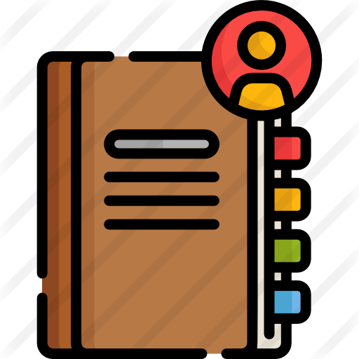Address Book Free Icon - Address Book Free Icon (512x512)
