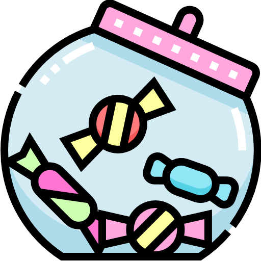 Candy Jar Free Icon - Candy Jar Free Icon (512x512)