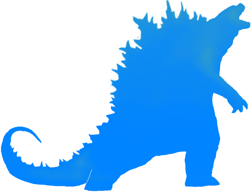 Godzilla Silhouette Render 2 By Magarame - Godzilla Silhouette Render 2 By Magarame (1024x731)