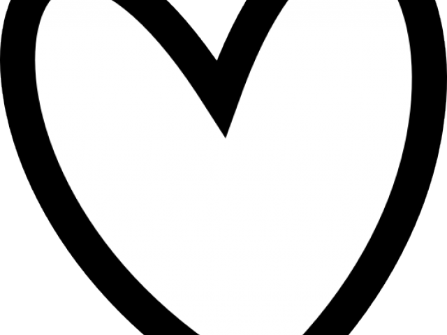 Heart Clipart Clipart Line Art - Heart Clipart Clipart Line Art (640x480)