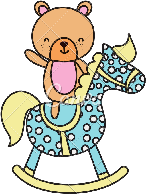 Color Bear Teddy Ride Rocking Horse - Color Bear Teddy Ride Rocking Horse (800x800)