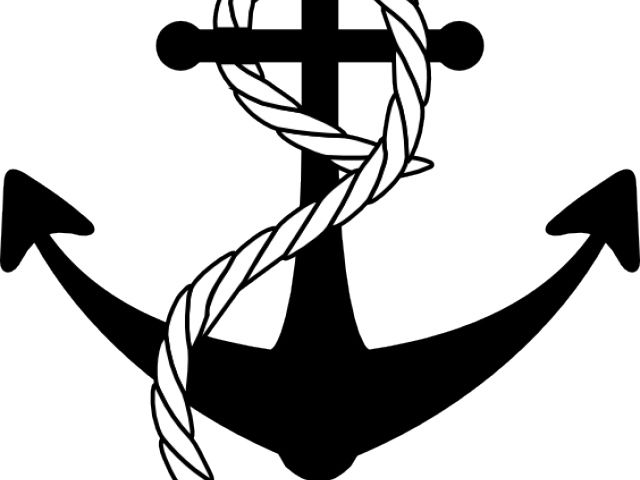 Anchor Clipart Rope - Ship Ancor Png (640x480)