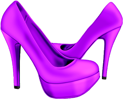 Chaussure Clipart Design, Fashion Art, Girly Stuff, - Basic Pump (414x332)