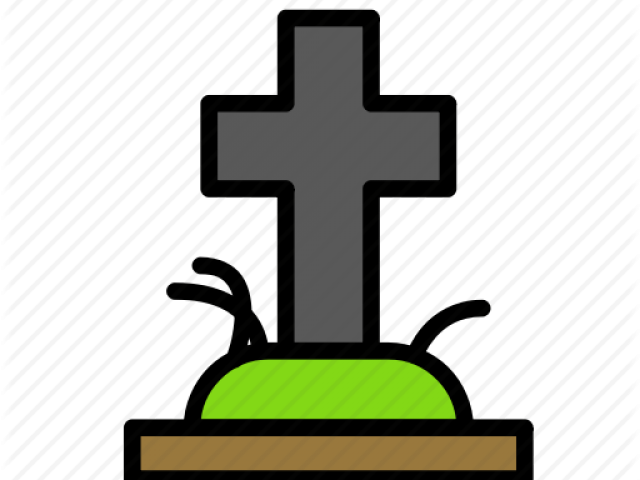 Death Clipart Tomb - Cross (640x480)