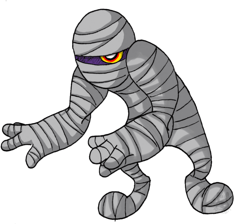 Free Png Download Town Of Salem Mummy Png Images Background - Cartoon Mummy Png (850x782)