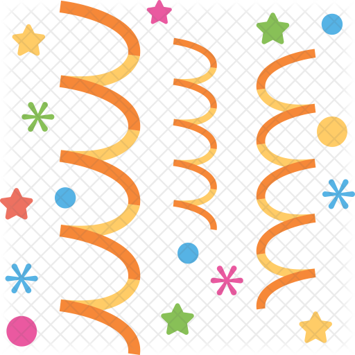 Clipart Free Download Curling Ribbons Icon Culture - Star Vector Black White (512x512)
