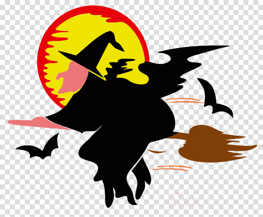 Cartoon Witch Clipart Witchcraft Clip Art - Halloween Witch (900x740)