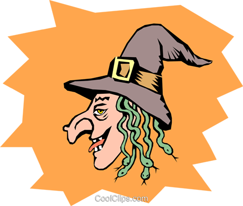 Wicked Witches Royalty Free Vector Clip Art Illustration - Witch (480x407)