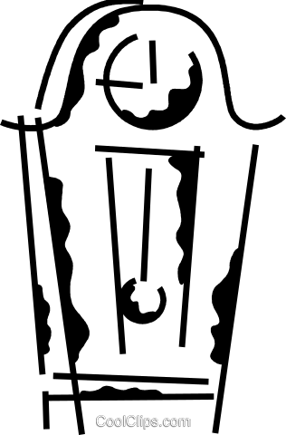 Grandfather Clocks Royalty Free Vector Clip Art Illustration - Grandfather Clocks Royalty Free Vector Clip Art Illustration (316x480)