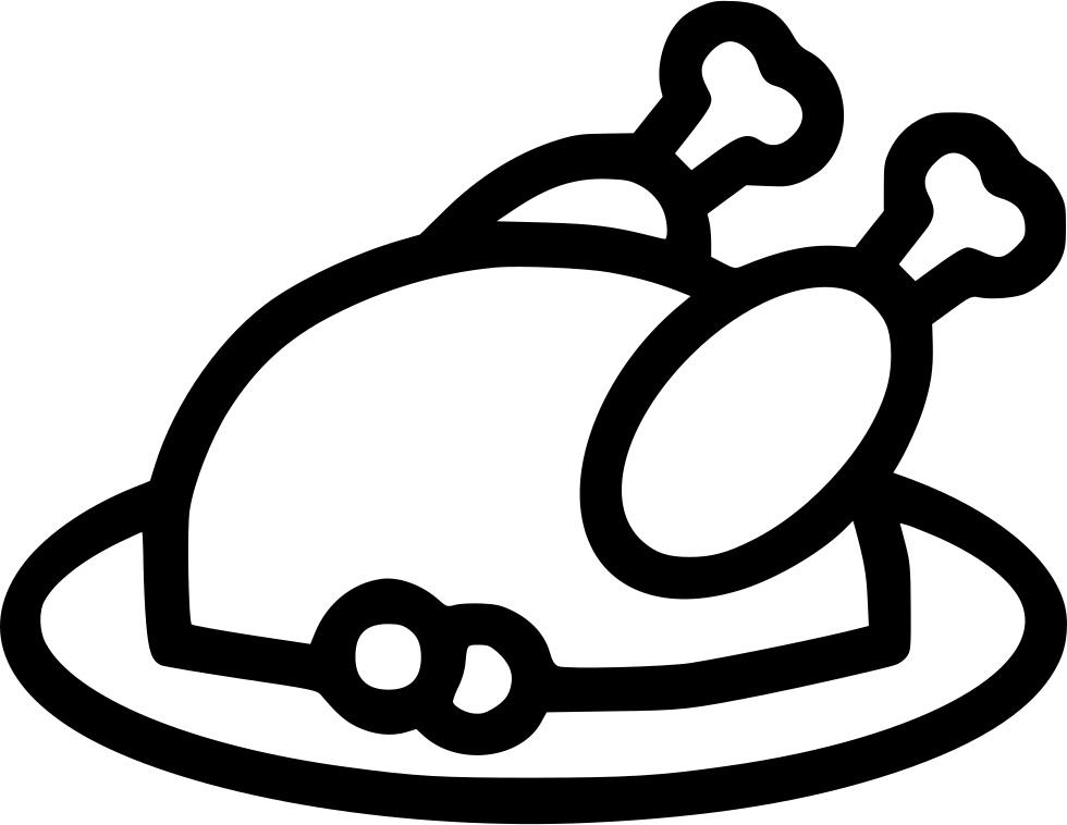 Turkey Meat Svg Png - Icon (980x758)